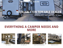 Tablet Screenshot of midland-rv.com
